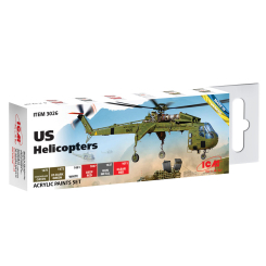 Канцтовари - Набір фарб ІСМ Для гелікоптерів США (3026) (4823044409921) Канцтовари - Набір фарб ІСМ Для гелікоптерів США (3026) (4823044409921)