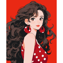 Товары для рисования - Картина по номерам Art Craft Anime girl 40 х 50 см (10132-AC)