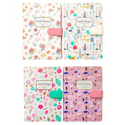 Канцтовари - Блокнот Malevaro на магніті Flowers 3 в асортименті (763555ML)