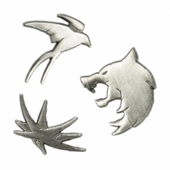 Бижутерия и аксессуары - Набор значков Jinx Netflix The Witcher trinity sigils 3-pack (JINX-12023)
