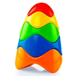 Розвивальні іграшки - Розвивальна іграшка Барвиста пірамідка Bright Starts (81106)