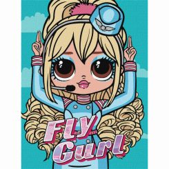 Товари для малювання - Картина за номерами Ідейка Lol Surprise OMG Fly Gurl 30х40 см (KHO6275)