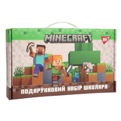 Канцтовары - Набор канцелярии Yes Minecraft №6 25 предметов (450218)