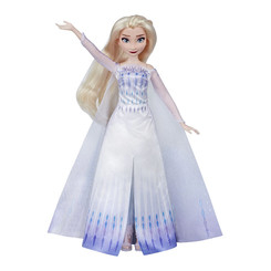 Ляльки - Лялька Frozen 2 Музична подорож Ельзи із звуковим ефектом 35 см (E9717/E8880)