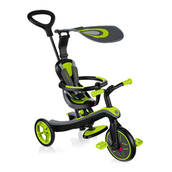 Детский транспорт - Трехколесный велосипед Globber Explorer trike 4 в 1 зеленый (632-106)