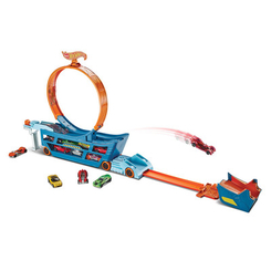 Колекційні автомоделі - Вантажівка Круті трюки Hot Wheels (DWN56)