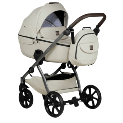 Коляски - Коляска Tutis Uno5 plus Leather collection Black Sesame 2 в 1 (1402168)