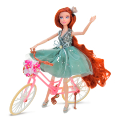 Ляльки - Лялька Kids Hits Emily Romantic з велосипедом (KH23/020)