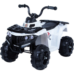 Електромобілі - Дитячий електромобіль-квадроцикл BabyHit BRJ-3201 - white (90386)