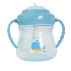 Товары по уходу - Поильник Lindo С соломинкой китёнок (8850215007088)