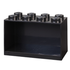 Бокси для іграшок - Полиця-цеглинка LEGO Lifestyle 8 чорна (41151733)