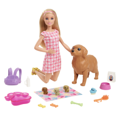 Куклы - Игровой набор Barbie Маленькое трио (HCK75)