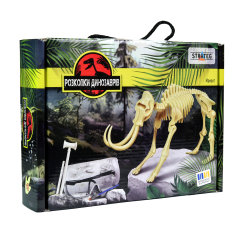 Наукові ігри, фокуси та досліди - Набір для дослідів Strateg Розкопки динозаврів Мамонт (30834)