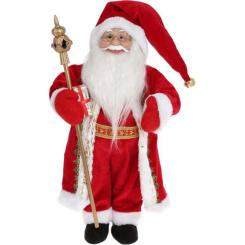 Персонажи мультфильмов - Мягкая декоративная игрушка Santa in red 45 см Bona DP113716
