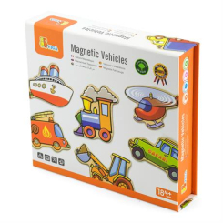 Обучающие игрушки - Набор магнитов Viga Toys Транспорт (58924N)