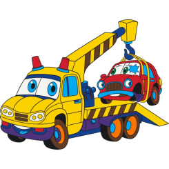 Товари для малювання - Розмальовка Art Craft Евакуатор (15067-AC)