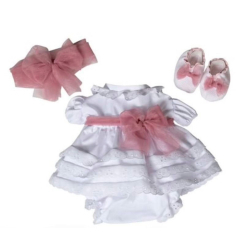Одежда и аксессуары - Набор одежды для пупсов Munecas De Cuna 55 см розовый (8436587143533)