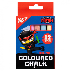 Канцтовари - Крейда кольорова Yes Ninja 12 шт (400518)