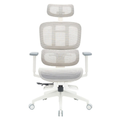 Меблі для геймерів - Крісло OfficePro Skyline Footrest White/Light Gray (OC750-W-LG-LG)