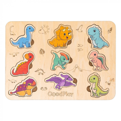 Розвивальні іграшки - Пазл-сортер Good Play ДиноСвіт (PS-4-019) Розвивальні іграшки - Пазл-сортер Good Play ДиноСвіт (PS-4-019)