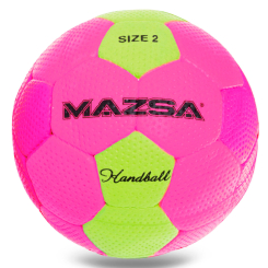 Спортивні активні ігри - М'яч для гандболу Outdoor MAZSA JMC002-MAZ 2 Рожевий-Жовтий