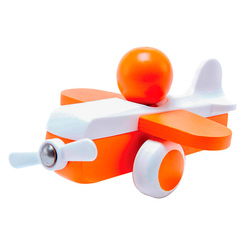 Развивающие игрушки - Игрушка HAPE Самолетик оранжевый (E0065)