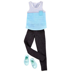 Одяг та аксесуари - Одяг для Кена Barbie Майка та чьорні брюки (FKT44/FKT45)