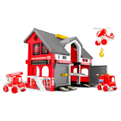 Автотреки, паркинги и гаражи - Игровой набор Wader Пожарная станция (25410)