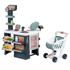 Наборы профессий - Игровой набор Smoby Интерактивный супермаркет Смарт с тележкой (7600350245)