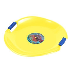 Санки и аксессуары - Санки-тарелка Plastkon Торнадо супер жёлтые (41106282)