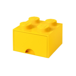 Детская мебель - Выдвижной ящик для хранения LEGO Lifestyle Кирпич 4 желтый (40051732)