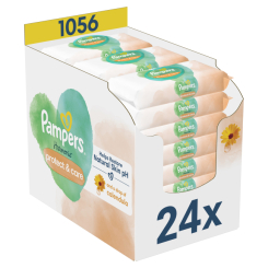 Антисептики и маски - Влажные салфетки Pampers Harmonie Защита и уход 24х44 шт (8700216250603)