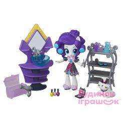 Фигурки персонажей - Набор игрушек My Little Pony EG Minis Пижамная вечеринка Рарити (B4910/B6039)