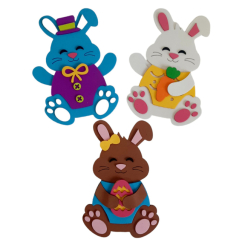 Набори для творчості - Набір для творчості Apli Krapli Зроби сам Зайчики (2252538223019)