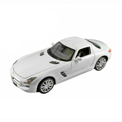 Транспорт і спецтехніка - Автомодель Welly Mercedes Benz SLS AMG біла (24025W/1)