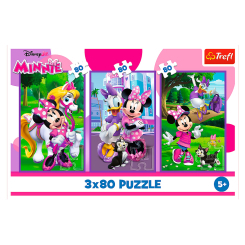 Пазли - Пазли Trefl Mickey and friends Мінні та друзі 3 в 1 (34889)