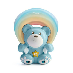 Ночники, проекторы - Игрушка-проектор Chicco Медвежонок под радугой голубая (10474.20)
