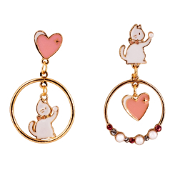 Бижутерия и аксессуары - Серьги Lukky Fashion Котики (T24633) Бижутерия и аксессуары - Серьги Lukky Fashion Котики (T24633)