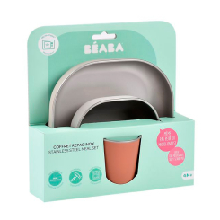 Товары по уходу - Набор посуды Beaba Металлический (913584) Товары по уходу - Набор посуды Beaba Металлический (913584)
