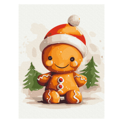 Товари для малювання - Картина за номерами Brushme Пряник (KBS0149) Товари для малювання - Картина за номерами Brushme Пряник (KBS0149)