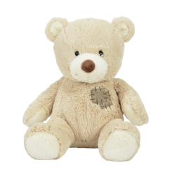 Мягкие животные - ​Мягкая игрушка Nicotoy Медвежонок с заплаткой светло-бежевый 25 см (5830718/2)