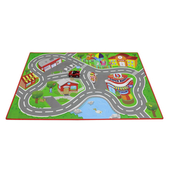 Машинки для малюків - Розвивальний килимок Bb Junior LaFerrari Junior city playmat (16-85007)