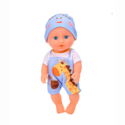 Пупси - Пупс Limo Toy в блакитному комбінезоні з жирафою (6500-01-02-03/2)