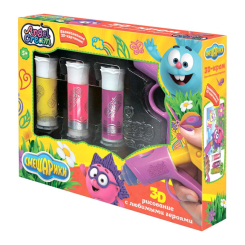 Набори для творчості - Набір для 3-D малювання Смішарики Їжак Angel Cream (CD08011SB)