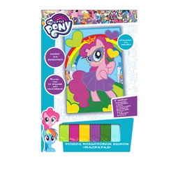 Товари для малювання - Набір для розпису кольоровим піском Перо My Little Pony Маскарад (121025)