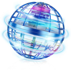 Спортивные активные игры - Летающий светящийся шар FlyNova PRO Gyrosphere Синий (16341059203)