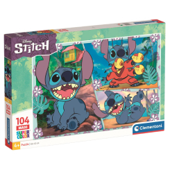 Пазлы - Пазл Clementoni Maxi Stitch 104 элемента (23776) Пазлы - Пазл Clementoni Maxi Stitch 104 элемента (23776)