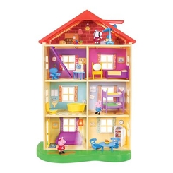 Игрушечные наборы - Игровой набор Peppa Pig Супер домик семьи Пеппы с эффектами (95765)