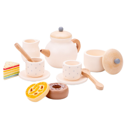 Детские кухни и бытовая техника - Игровой набор New classic toys Чайный сервиз (10619)