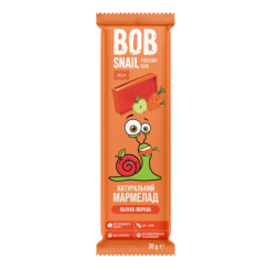 Сладости - Натуральный мармелад Bob Snail Яблоко-Морковь (4820219340706)
